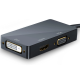 Перехідник / Конвертер DisplayPort DP to HDMI DVI VGA 3 IN 1 Black
