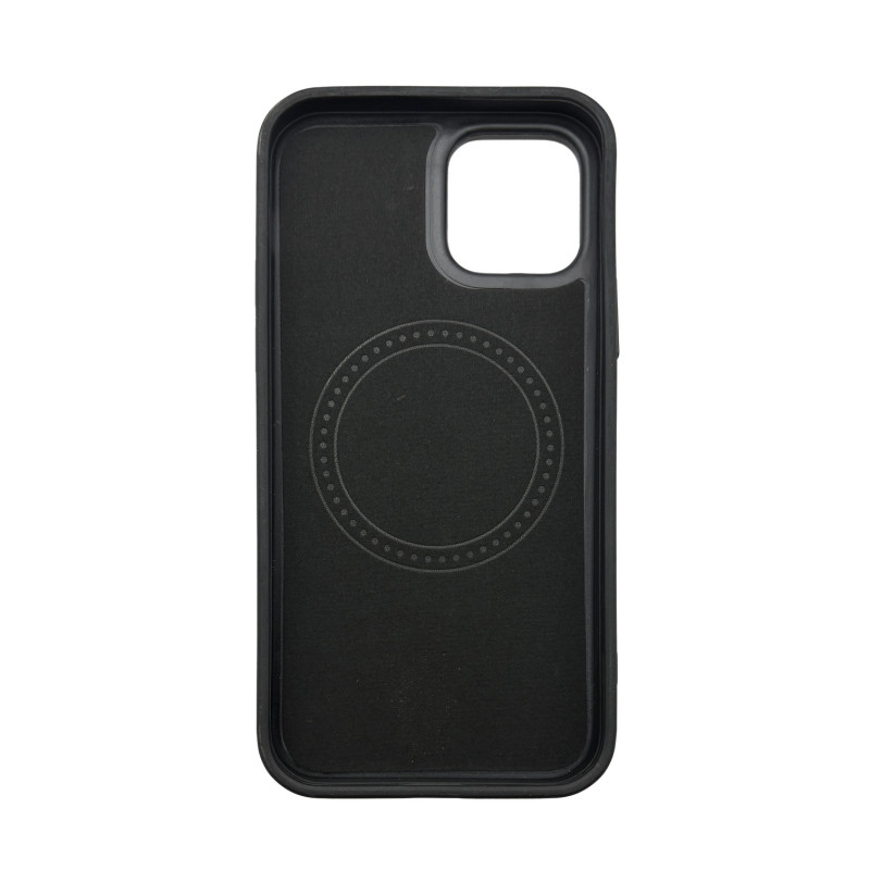 Чохол накладка Kajsa with Magsafe Black&Grey Snake iPhone 12 / 12  Pro