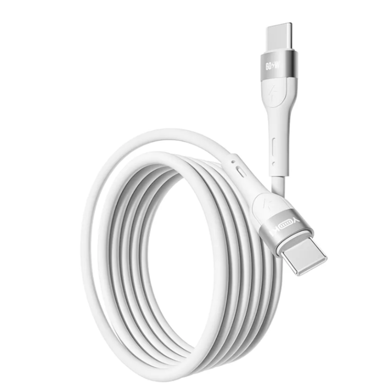 Кабель Type-C to Type-C YOKI EXTRA YK-EX11 60W 1.2m white