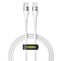 Кабель Type-C to Type-C YOKI EXTRA YK-EX11 60W 1.2m white