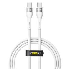Кабель Type-C to Type-C YOKI EXTRA YK-EX11 60W 1.2m white