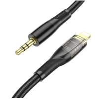 Кабель AUX Hoco UPA25 Lightning - 3.5mm Black
