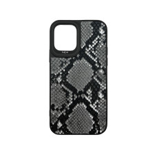 Чехол накладка Kajsa with Magsafe Black&Grey Snake iPhone 16