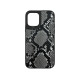 Чехол накладка Kajsa with Magsafe Black&Grey Snake iPhone 16