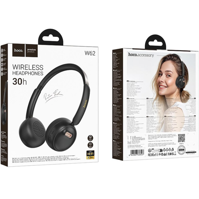 Навушники Hoco W62 bluetooth Black