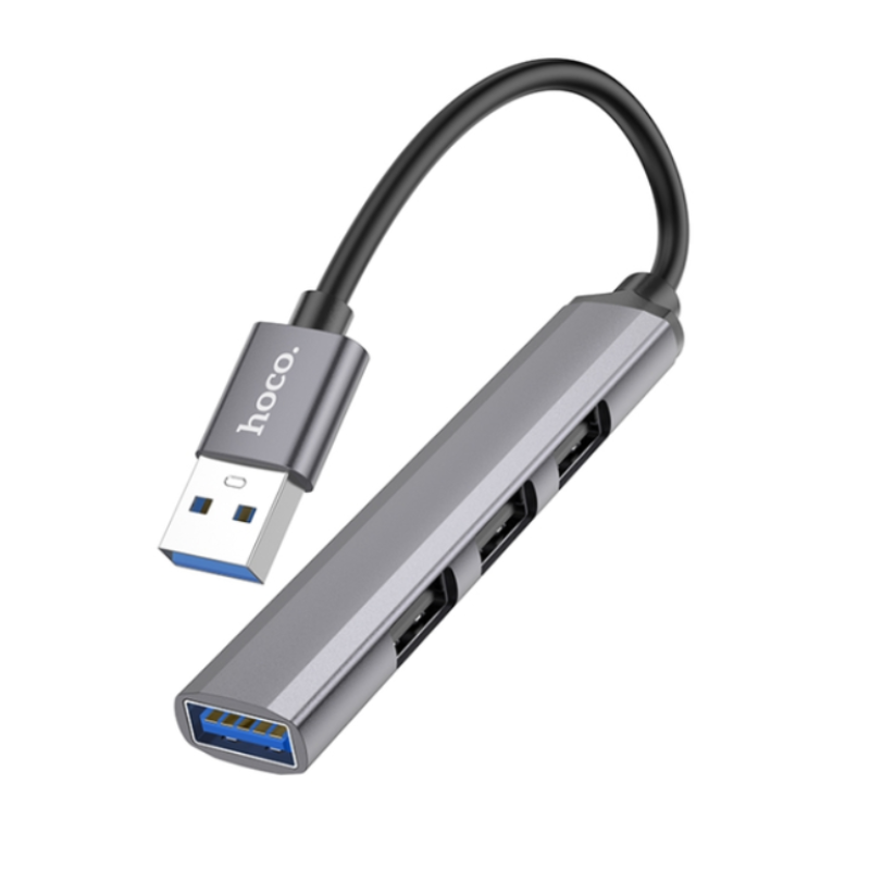 USB-C HUB Hoco HB26 4in1 adapter (Type-C to USB3.0+USB2.0*3)