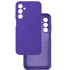 Чехол накладка Silicone Cover Soft Touch ЗК Samsung A25 Фиолетовый