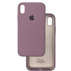 Чехол Silicone Case iPhone Xr Лиловый (Black Currant)