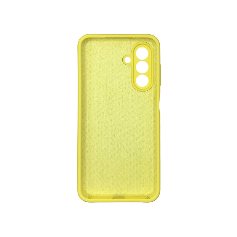 Чехол накладка Silicone Cover Soft Touch ЗК Samsung A26 Желтый
