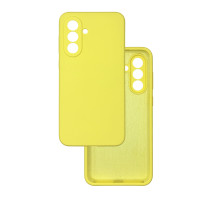 Чехол накладка Silicone Cover Soft Touch ЗК Samsung A36 / A56 Желтый