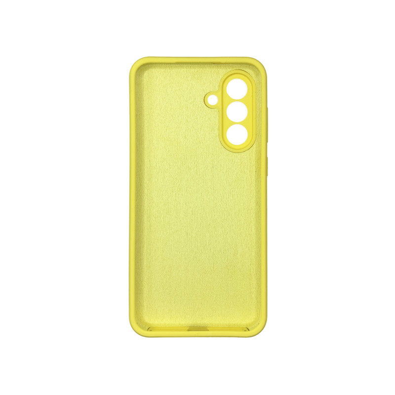 Чехол накладка Silicone Cover Soft Touch ЗК Samsung A36 / A56 Желтый