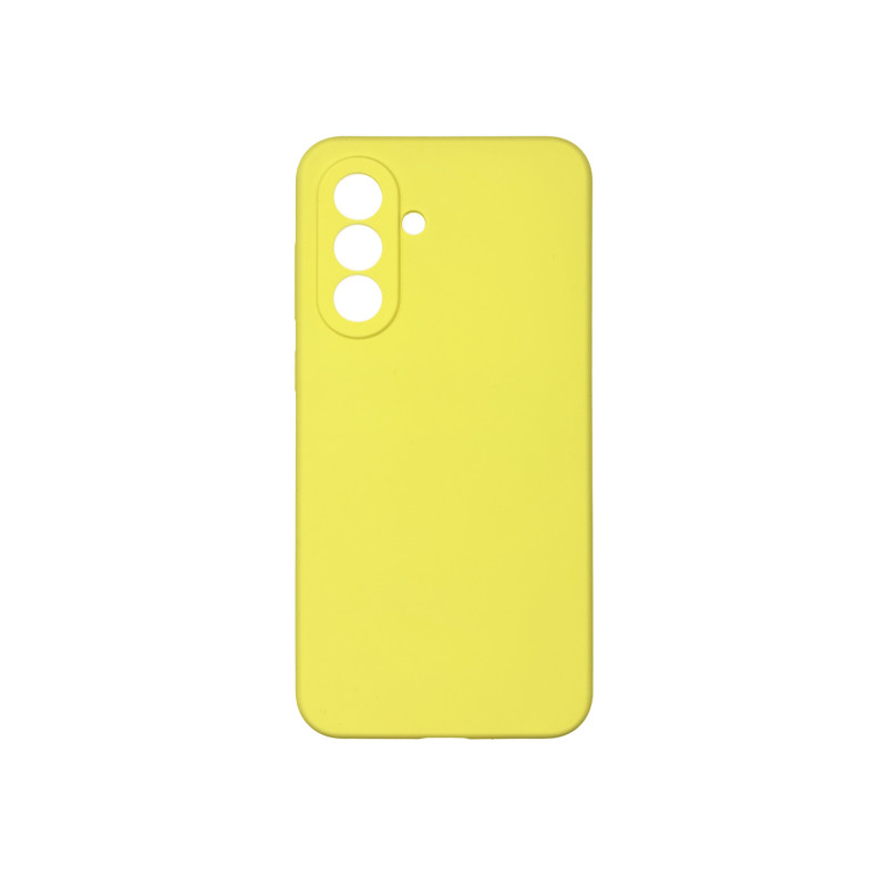 Чехол накладка Silicone Cover Soft Touch ЗК Samsung A36 / A56 Желтый