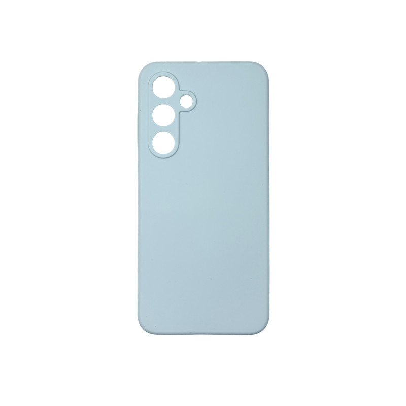 Чохол накладка Silicone Cover Soft Touch ЗК Samsung S24FE Світло-блакитний