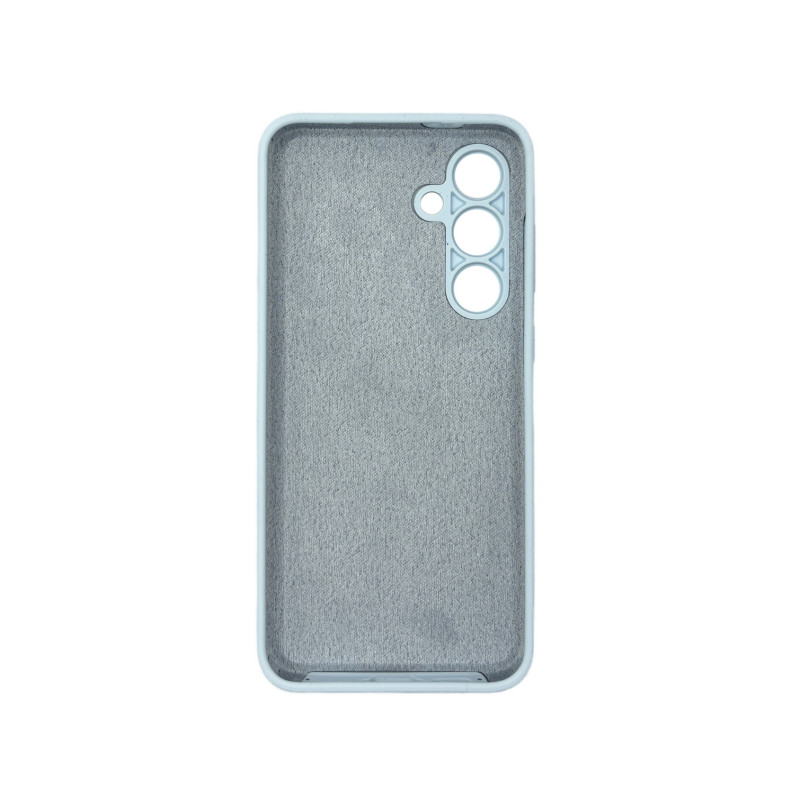 Чохол накладка Silicone Cover Soft Touch ЗК Samsung S24FE Світло-блакитний