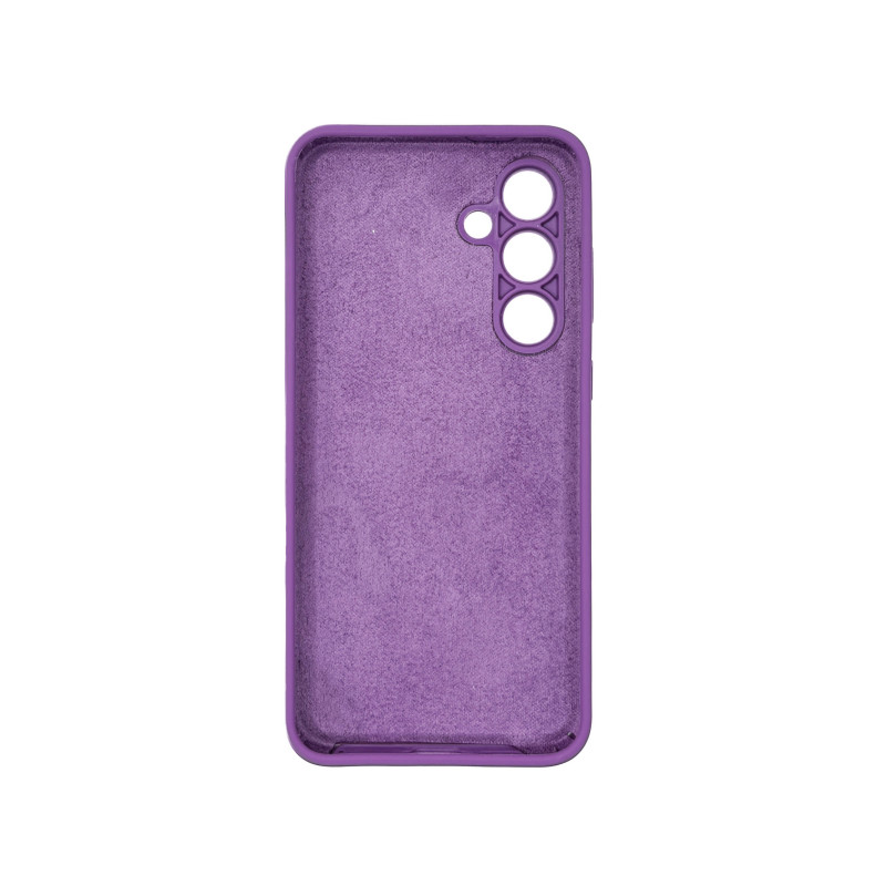Чохол накладка Silicone Cover Soft Touch ЗК Samsung S24FE Фіолетовий