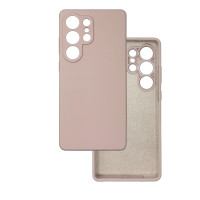 Чохол накладка Silicone Cover Soft Touch ЗК Samsung S25 Ultra Пудра