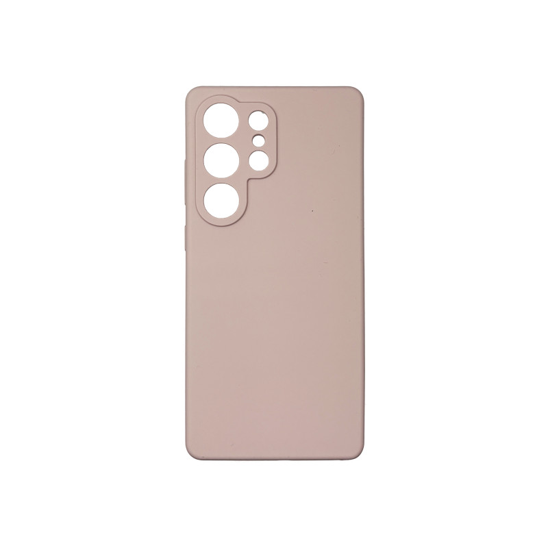 Чохол накладка Silicone Cover Soft Touch ЗК Samsung S25 Ultra Пудра