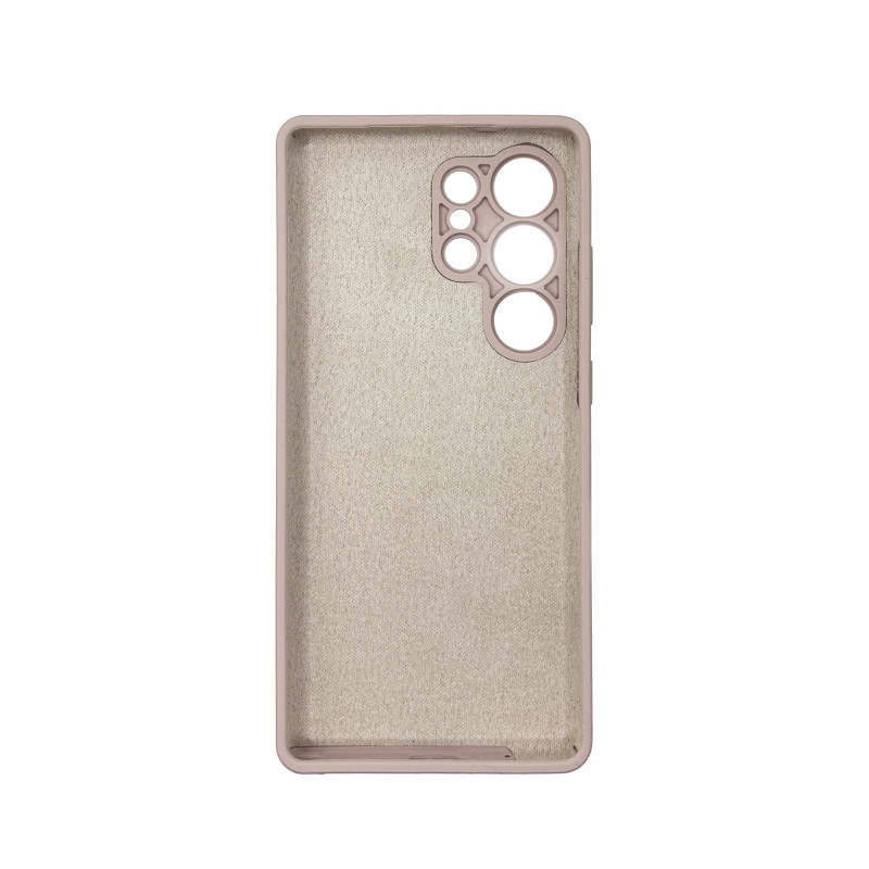 Чохол накладка Silicone Cover Soft Touch ЗК Samsung S25 Ultra Пудра