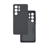Чохол накладка Silicone Cover Soft Touch ЗК Samsung S25 Ultra Темно-сірий