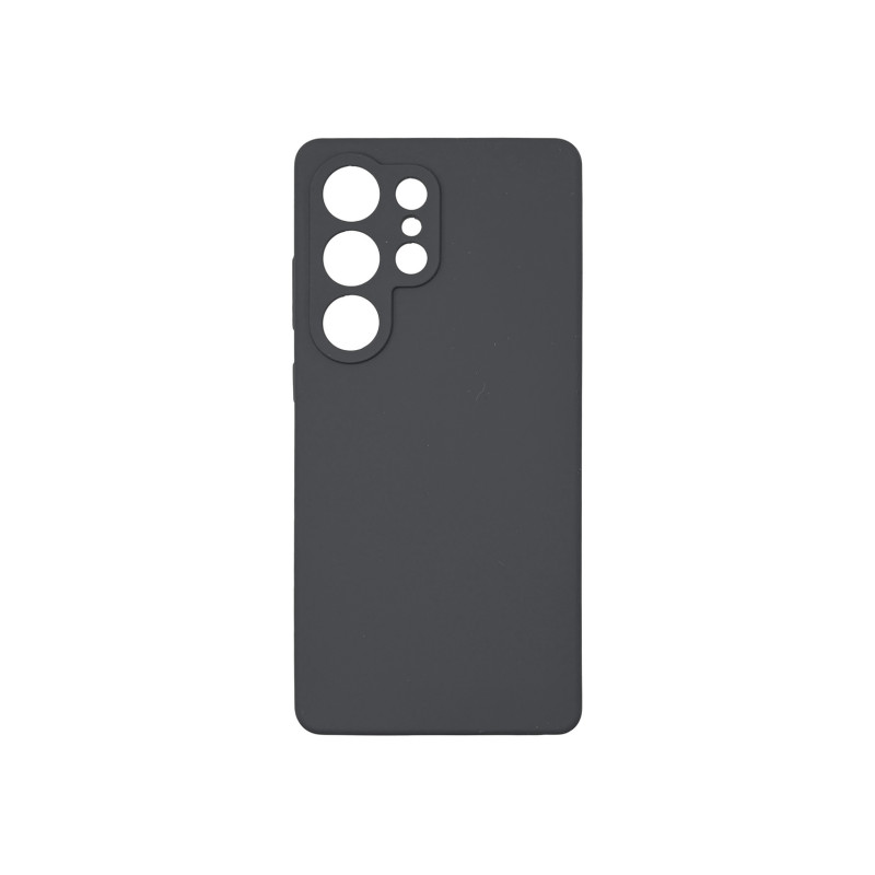 Чохол накладка Silicone Cover Soft Touch ЗК Samsung S25 Ultra Темно-сірий