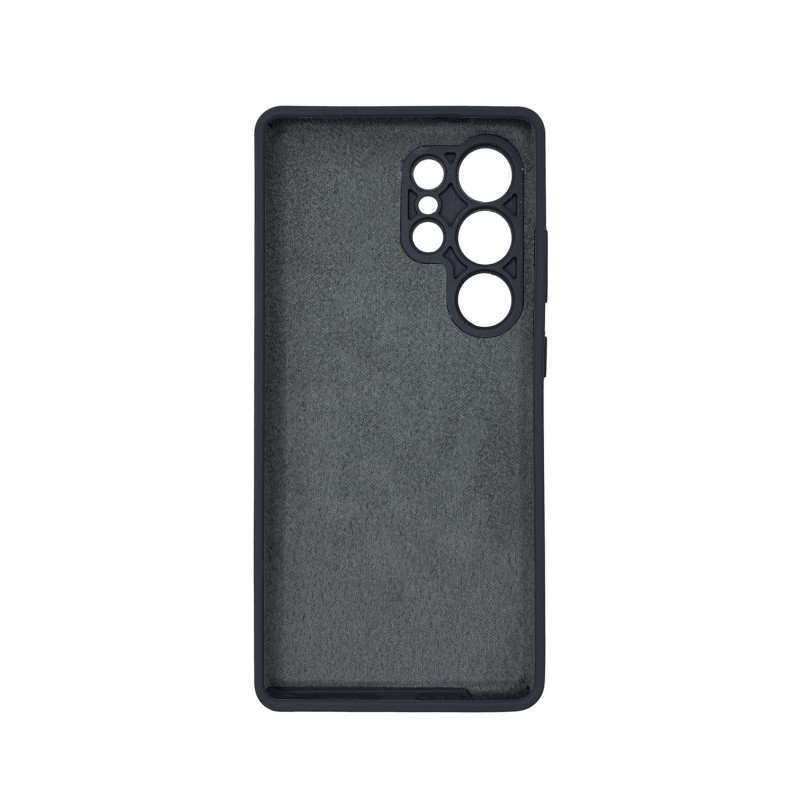 Чохол накладка Silicone Cover Soft Touch ЗК Samsung S25 Ultra Темно-сірий