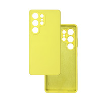 Чохол накладка Silicone Cover Soft Touch ЗК Samsung S25 Ultra Жовтий