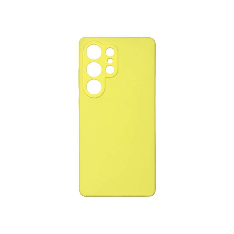 Чохол накладка Silicone Cover Soft Touch ЗК Samsung S25 Ultra Жовтий