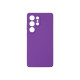 Чехол накладка Silicone Cover Soft Touch ЗК Samsung S25 Ultra Ультрафиолет
