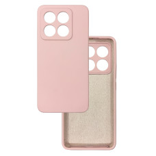Чехол накладка Silicone Cover Soft Touch ЗК Xiaomi 14T Pro Пудра