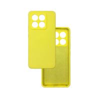 Чехол накладка Silicone Cover Soft Touch ЗК Xiaomi 14T Pro Желтый