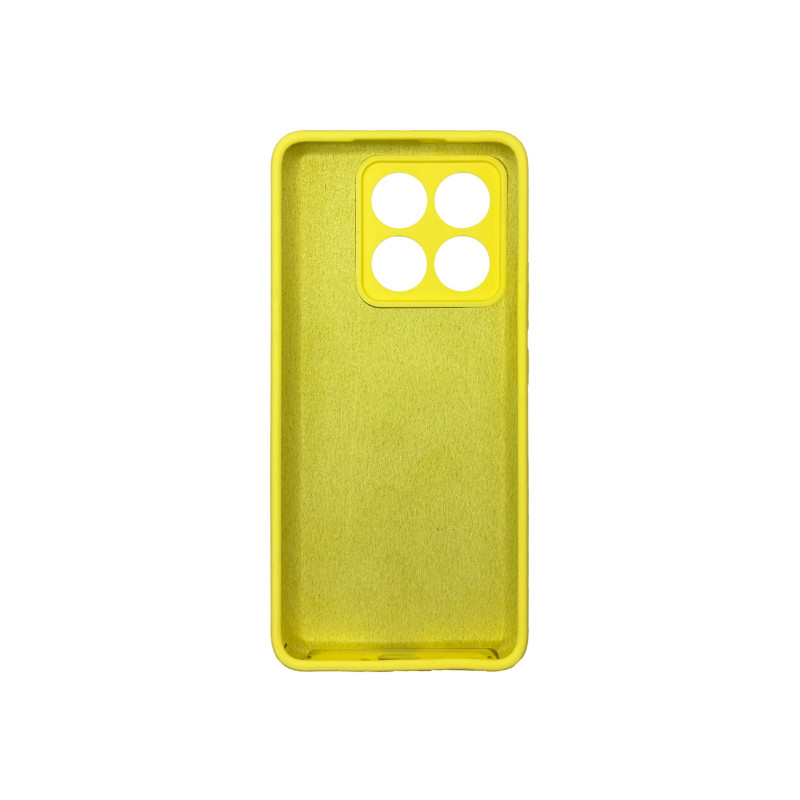 Чохол накладка Silicone Cover Soft Touch ЗК Xiaomi 14T Pro Жовтий