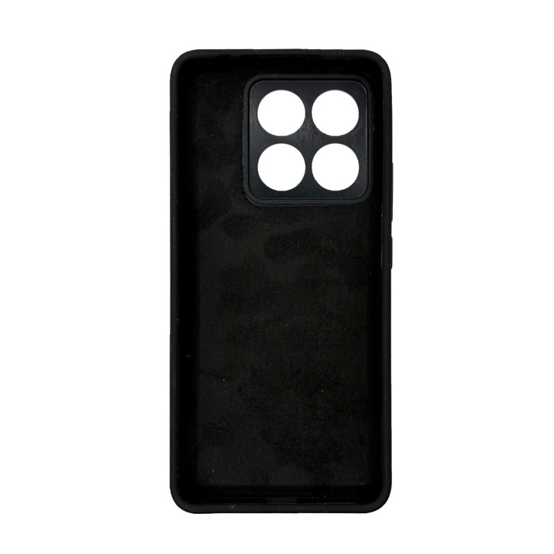 Чехол накладка Silicone Cover Soft Touch ЗК Xiaomi 14T Pro Черный