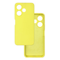 Чехол накладка Silicone Cover Soft Touch ЗК Xiaomi Redmi 13 / Poco M6 4G Желтый