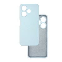 Чохол накладка Silicone Cover Soft Touch ЗК Xiaomi Redmi 13 / Poco M6 4G Світло-блакитний