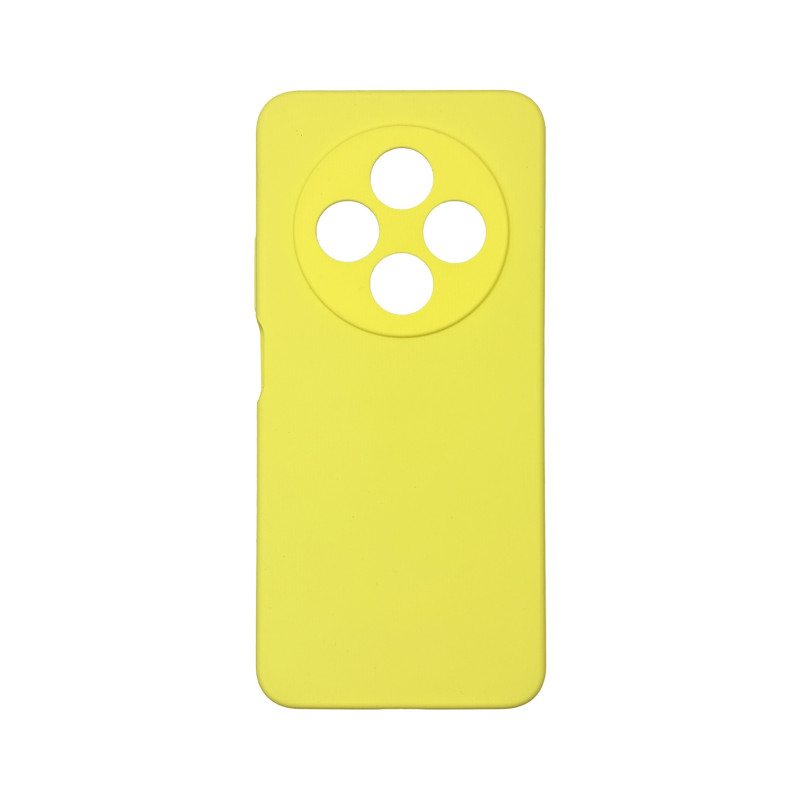 Чехол накладка Silicone Cover Soft Touch ЗК Xiaomi Redmi 14C / Poco C75 Желтый