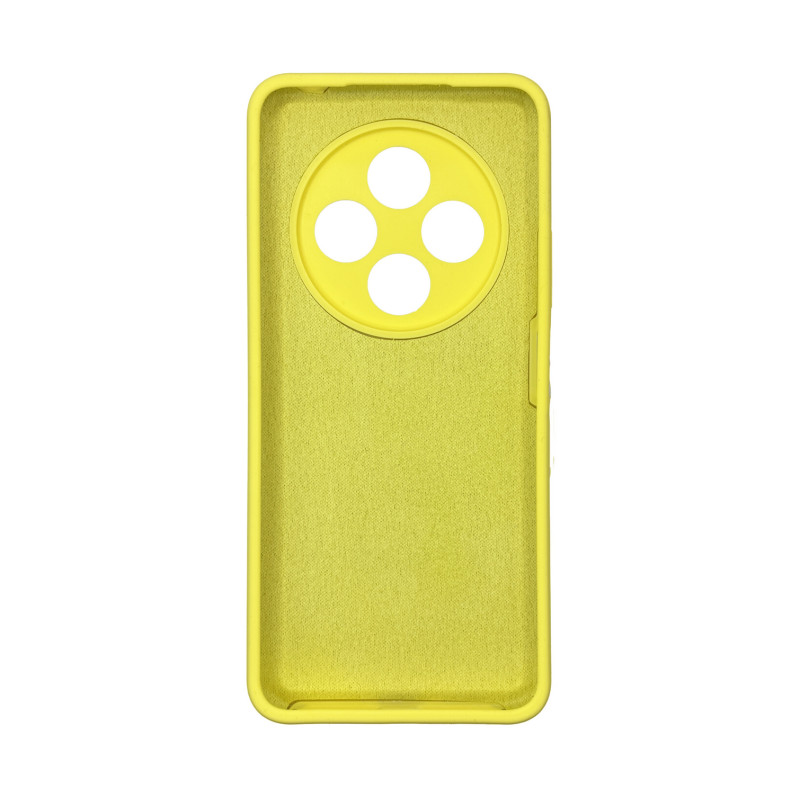 Чехол накладка Silicone Cover Soft Touch ЗК Xiaomi Redmi 14C / Poco C75 Желтый