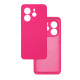 Чехол накладка Silicone Cover Soft Touch ЗК Xiaomi Redmi Note 14 4G Фуксия