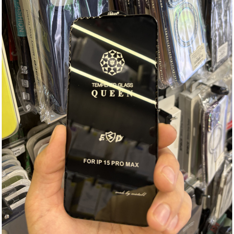 Защитное стекло iPhone 15 Pro Max Queen 3D side Premium