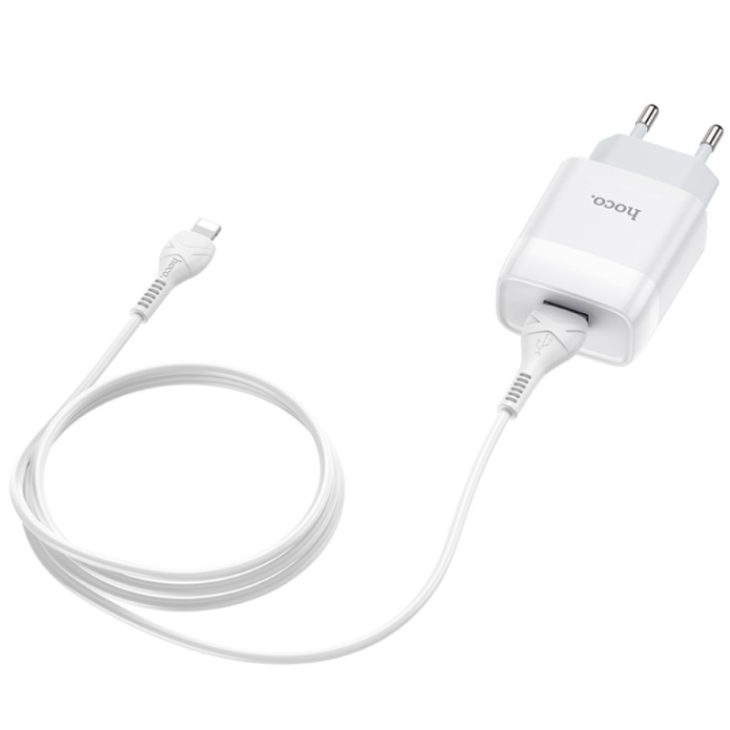 Зарядний пристрійHoco C72A +Lightning 2.1A