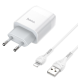 Зарядний пристрійHoco C72A +Lightning 2.1A