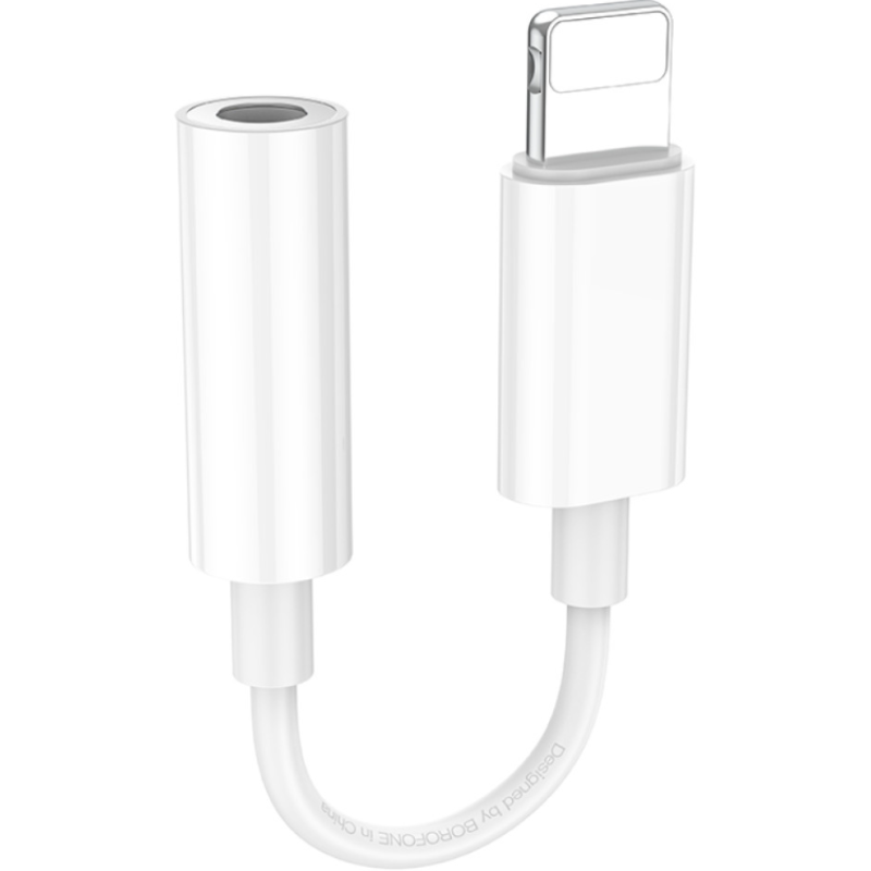 Перехідник Borofone BV21 Lightning to 3.5mm interface Adapter