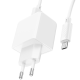 Зарядний пристрій Hoco CS11A  2.1A + Micro USB White