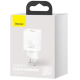 Сетевой адаптер Baseus PD 30W Super Si Quick Charger Type C White