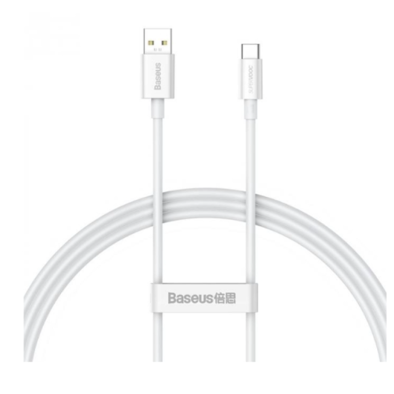 Кабель USB-Type C Superior Series (SUPERVOOC) Fast Charging 65W 1m White