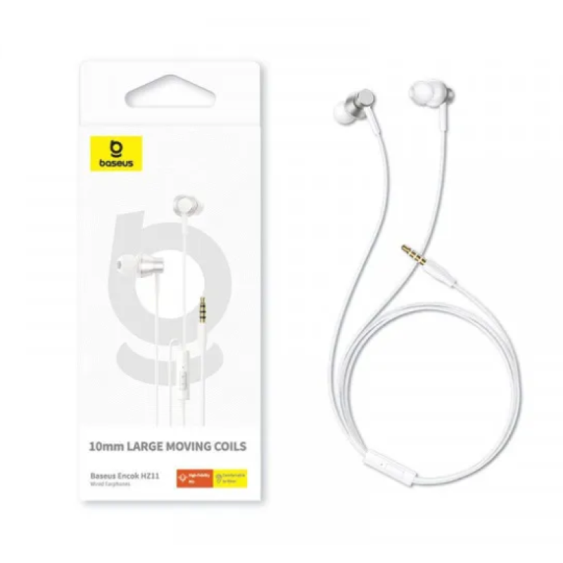 Навушники з мікрофоном Baseus Encok HZ11 White