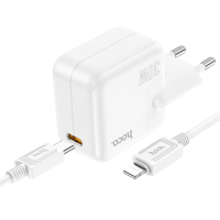 Зарядний пристрій  Hoco C112A PD30W+QC3.0+ кабель Type-C to Lightning