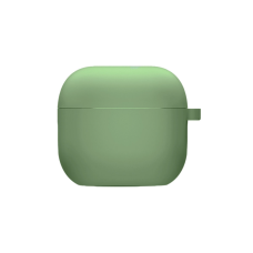 Чехол футляр для наушников AirPods 4 с микрофиброй Светло-зеленый
