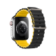 Ремінець Apple Watch Ocean band 2 Colors silicone 42/44/45/49 mm Black and Yellow