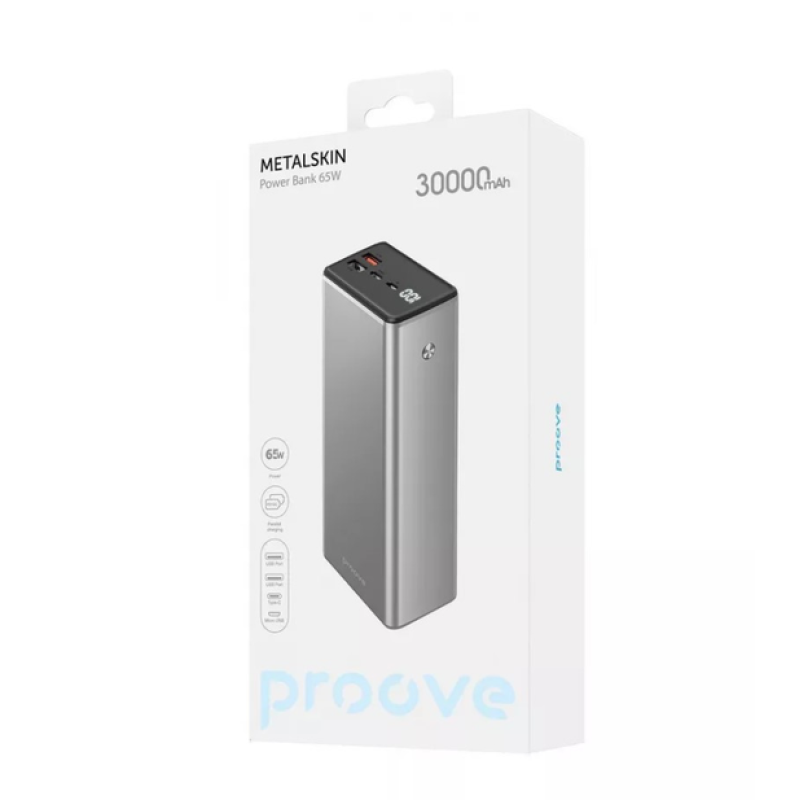 Power Bank Proove METALSKIN 30000 mAh 65W