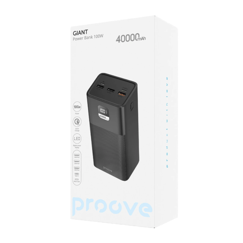 Power Bank Proove GIANT 40000 mAh 100W